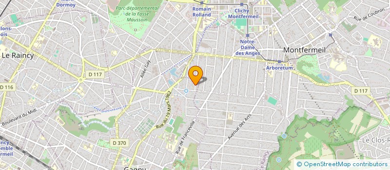 localisation de l'entreprise LA VIE à GAGNY