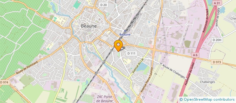localisation de l'entreprise LA VIE à BEAUNE