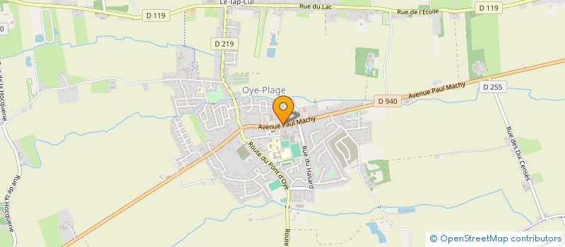 localisation de l'entreprise LA VIE  OYE-PLAGE
