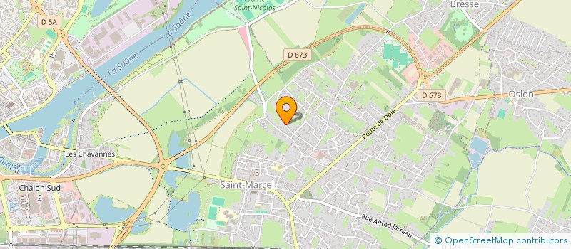 localisation de l'entreprise LA VIE A DEUCHE 71  SAINT-MARCEL