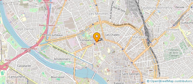 localisation de l'entreprise LA VIE A TOULOUSE  TOULOUSE