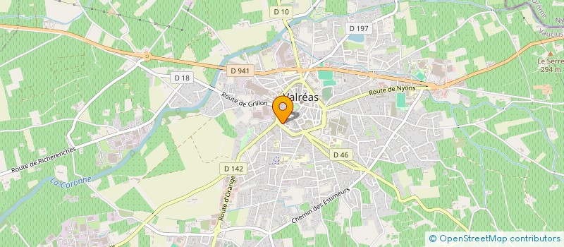 localisation de l'entreprise LA VIE AU NATUREL à VALREAS