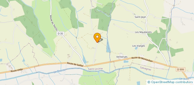 localisation de l'entreprise LA VIE BIO à SAINT-URCISSE
