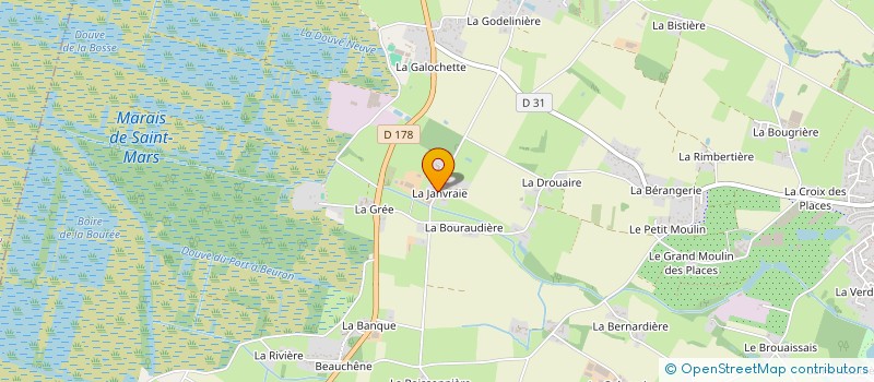 localisation de l'entreprise LA VIE D'ANGE  SAINT-MARS-DU-DESERT