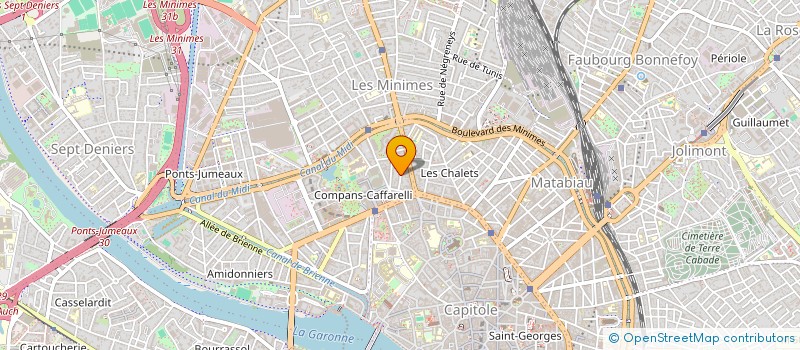 localisation de l'entreprise LA VIE D'ARTISTE  TOULOUSE