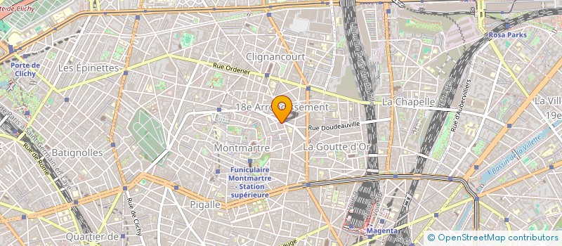 localisation de l'entreprise LA VIE DE QUARTIER  PARIS