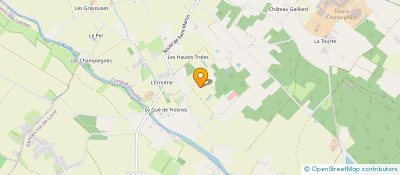 localisation de l'entreprise LA VIE DES BULLES à GENNES-VAL-DE-LOIRE