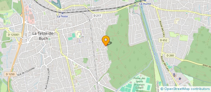 localisation de l'entreprise LA VIE DES ENTREPRISES  LA TESTE-DE-BUCH