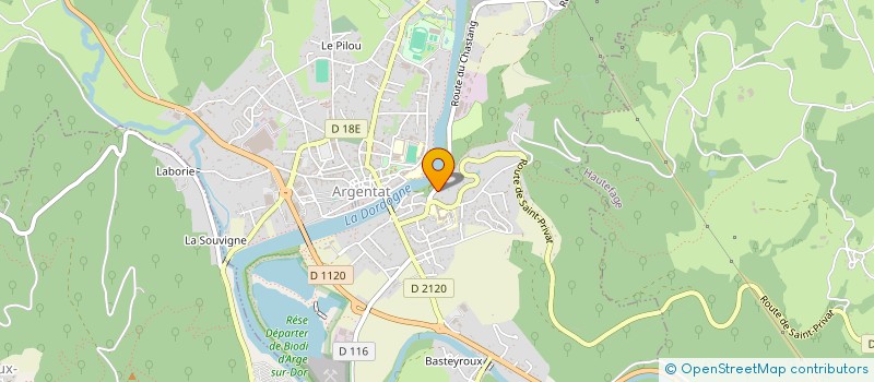 localisation de l'entreprise LA VIE DEVANT SOI à ARGENTAT-SUR-DORDOGNE