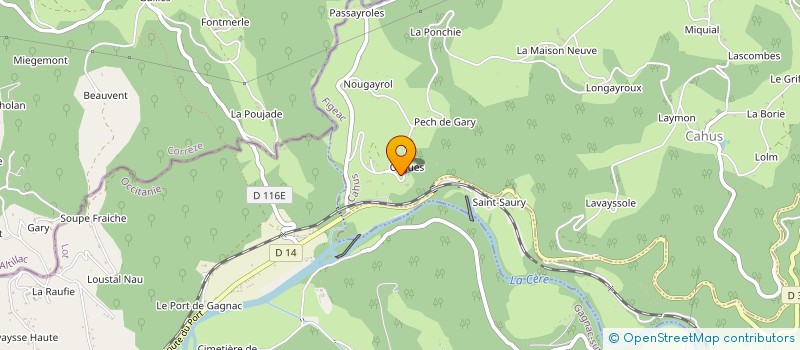 localisation de l'entreprise LA VIE DEVANT SOI  CAHUS