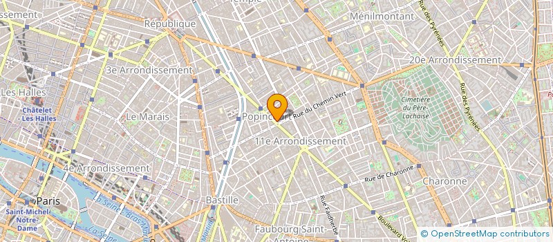 localisation de l'entreprise LA VIE DEVANT SOI  PARIS