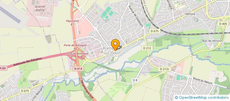 localisation de l'entreprise LA VIE EN BEAUTE à BRETTEVILLE-SUR-ODON