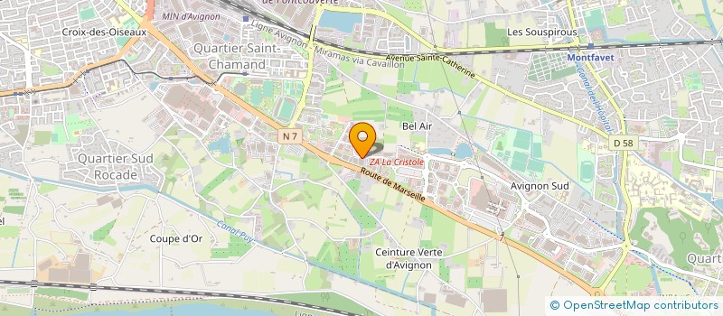 localisation de l'entreprise LA VIE EN BIEAU à AVIGNON