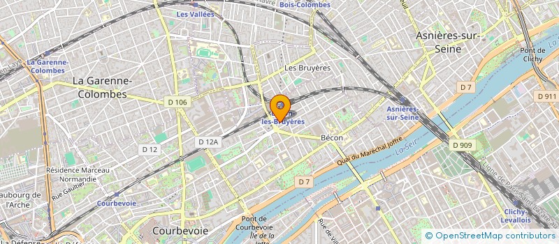 localisation de l'entreprise LA VIE EN BIO à COURBEVOIE
