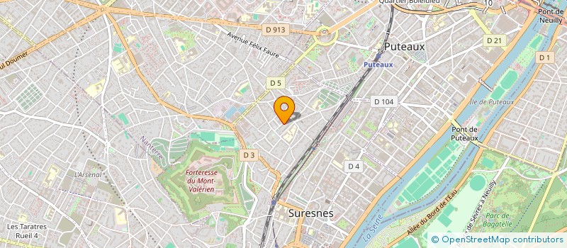 localisation de l'entreprise LA VIE EN BIO à SURESNES