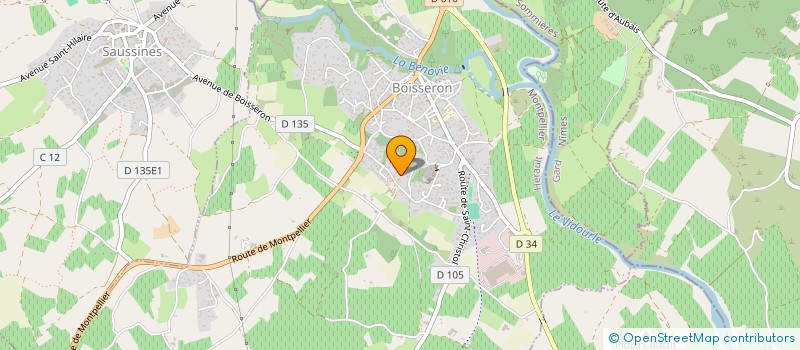 localisation de l'entreprise LA VIE EN BLEU  BOISSERON
