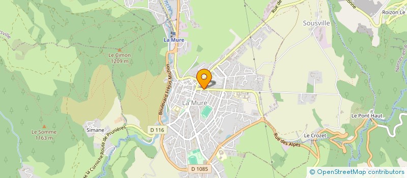 localisation de l'entreprise LA VIE EN BLEU  LA MURE