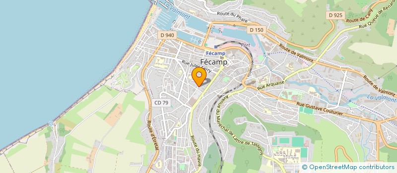 localisation de l'entreprise LA VIE EN BLEU POUR L'AUTISME à FECAMP