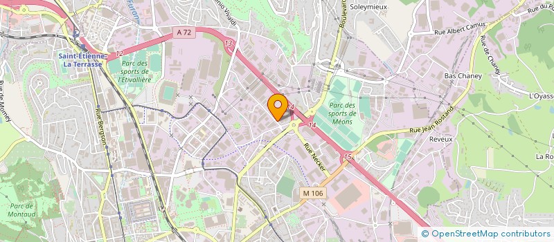 localisation de l'entreprise LA VIE EN COM à SAINT-ETIENNE