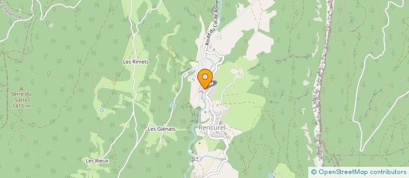 localisation de l'entreprise LA VIE EN LAUZE  RENCUREL