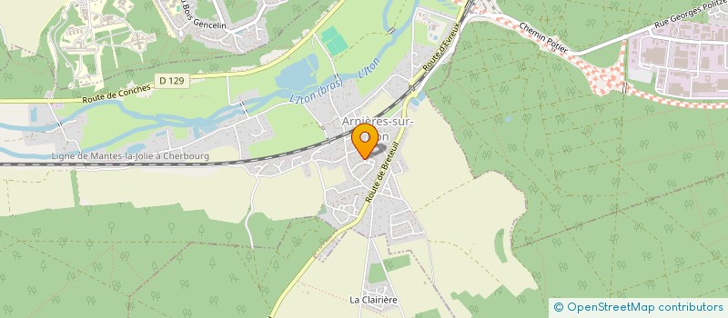 localisation de l'entreprise LA VIE EN MAGIE  ARNIERES-SUR-ITON