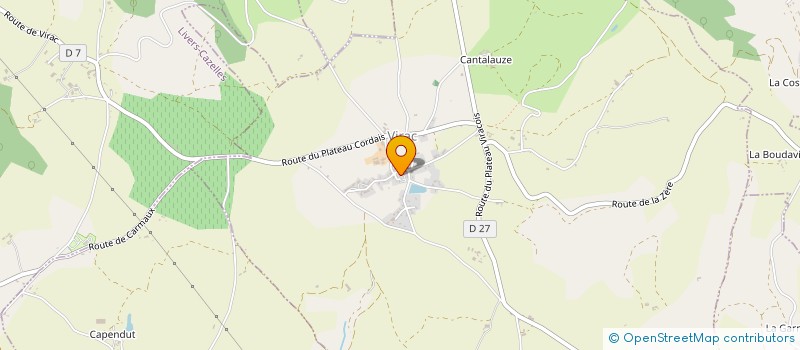 localisation de l'entreprise LA VIE EN PIERRES  FENEYROLS