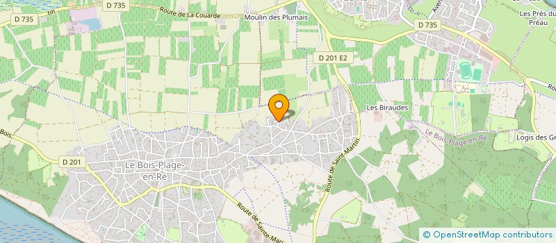 localisation de l'entreprise LA VIE EN RE  LE BOIS-PLAGE-EN-RE