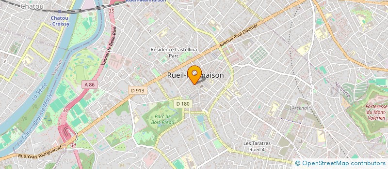 localisation de l'entreprise LA VIE EN ROSE à RUEIL-MALMAISON