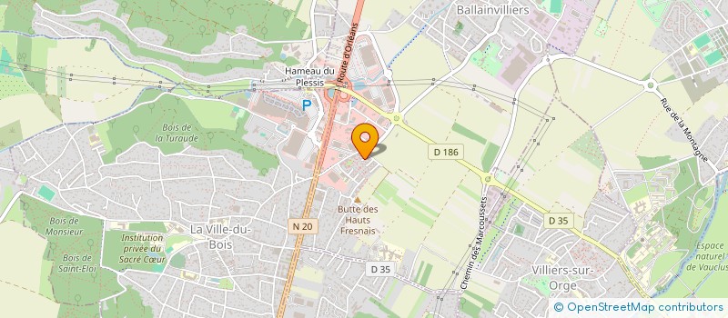 localisation de l'entreprise LA VIE EN ROSE à LONGJUMEAU