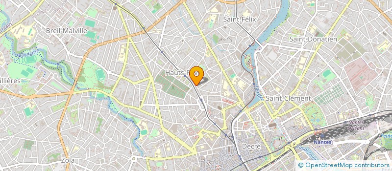 localisation de l'entreprise LA VIE EN ROSE à NANTES