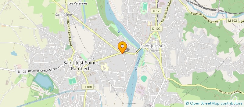 localisation de l'entreprise LA VIE EN ROSE à SAINT-JUST-SAINT-RAMBERT