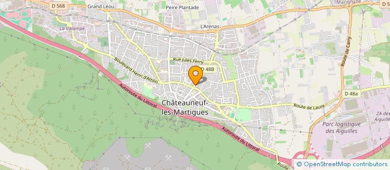 localisation de l'entreprise LA VIE EN ROSE à CHATEAUNEUF-LES-MARTIGUES