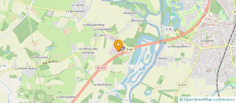 localisation de l'entreprise LA VIE EN ROSE  GOVEN