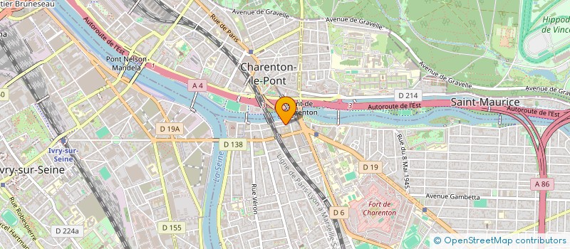 localisation de l'entreprise LA VIE EN ROSE à MAISONS-ALFORT