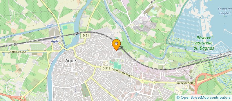 localisation de l'entreprise LA VIE EN ROSE à AGDE
