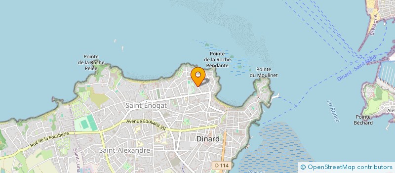 localisation de l'entreprise LA VIE EN ROSE CF  DINARD