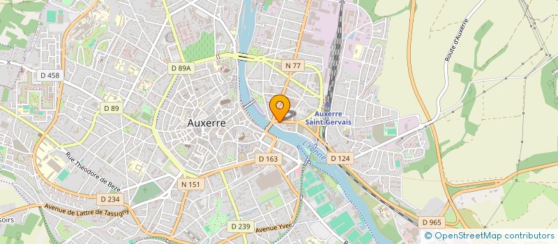 localisation de l'entreprise LA VIE EN ROSE HOTEL MORIN SARL à AUXERRE
