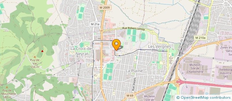 localisation de l'entreprise LA VIE EN SIGNES  CLERMONT-FERRAND