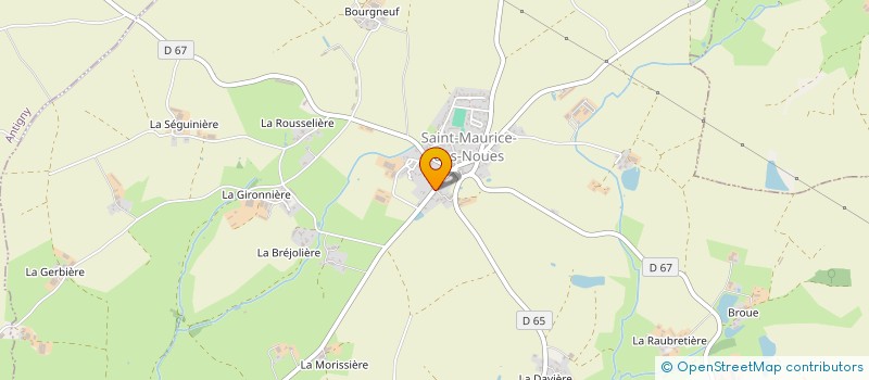 localisation de l'entreprise LA VIE ENTRE NOUES à SAINT-MAURICE-DES-NOUES