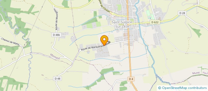 localisation de l'entreprise LA VIE EST BELLE à SAINT-SULPICE-SUR-LEZE