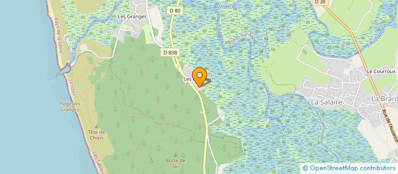 localisation de l'entreprise LA VIE EST BELLE à LES SABLES D'OLONNE