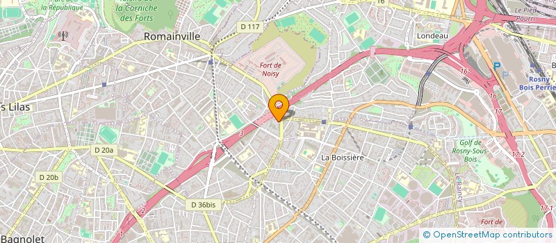 localisation de l'entreprise LA VIE EST BELLE à ROMAINVILLE
