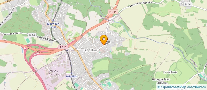 localisation de l'entreprise LA VIE EST BELLE  FREPILLON