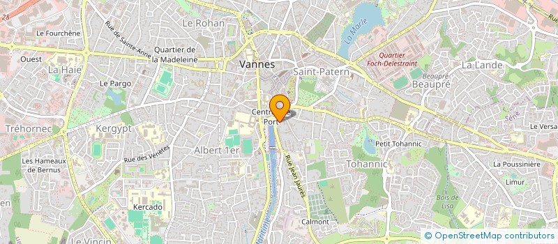 localisation de l'entreprise LA VIE EST BELLE à VANNES