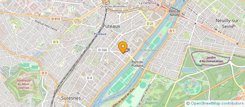 localisation de l'entreprise LA VIE EST BELLE à PUTEAUX
