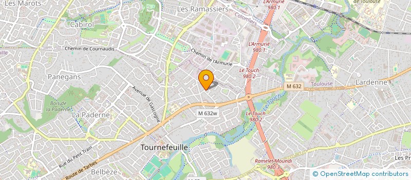 localisation de l'entreprise LA VIE EST BELLE à TOURNEFEUILLE