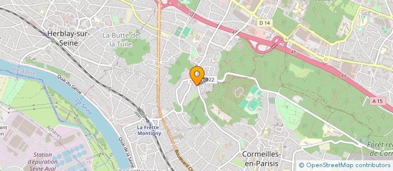 localisation de l'entreprise LA VIE EST BELLE ESTHETIQUE à MONTIGNY-LES-CORMEILLES