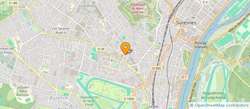 localisation de l'entreprise LA VIE EST TROP COURTE... à SURESNES