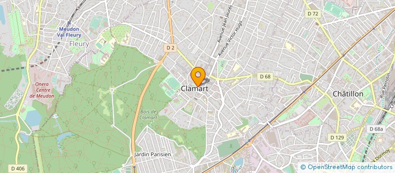 localisation de l'entreprise LA VIE EST UN POEME à CLAMART