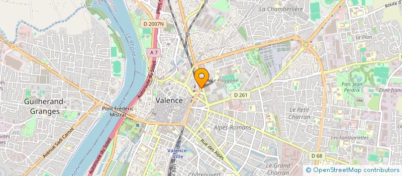 localisation de l'entreprise LA VIE FACILE à VALENCE